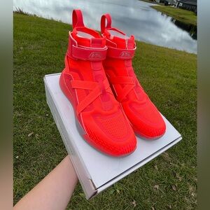 NWT APL Super Future in Impulse Red Metallic Silver Mens Size 10.5/Womans 12